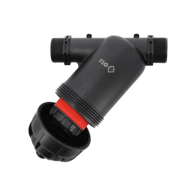 Фільтр водяний для зрошувальних систем FLO з гвинов. приєднанням- 2", фільтр- 130 мкм, 0,8 MPa [9], фото , зображення 9 | SNABZHENIE.com.ua