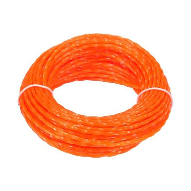 Жилка для триммера квадратная 2,4 мм х 15 м FLO, фото , изображение 4 | SNABZHENIE.com.ua