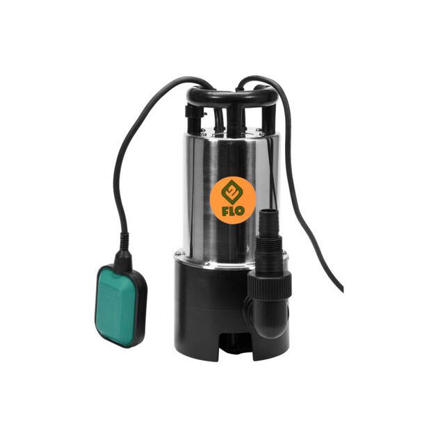 Насос FLO для грязной воды, 750 Вт, 14000 л/ч, макс. высота 14,5 м, фото , изображение 2 | SNABZHENIE.com.ua