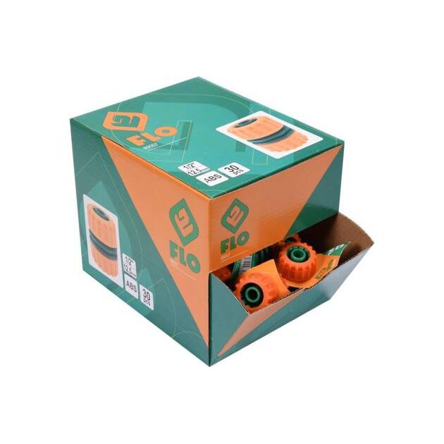 Муфта соединительная для 2-х водяных шлангов 1/2" FLO пластик., фото , изображение 3 | SNABZHENIE.com.ua