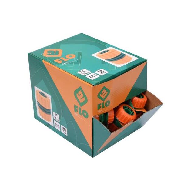 Соединительная муфта для 2-х шлангов 3/4" FLO пластиковая, фото , изображение 3 | SNABZHENIE.com.ua