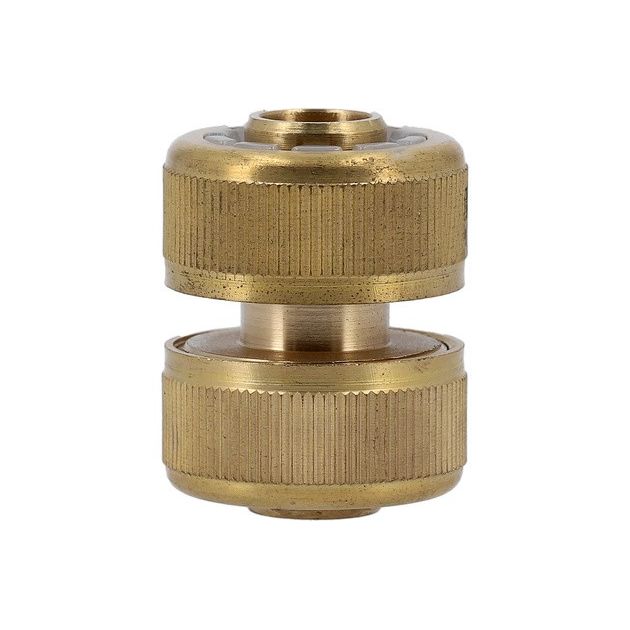 Муфта VOREL латунная 1/2" для шланга (VO-89104), фото , изображение 2 | SNABZHENIE.com.ua