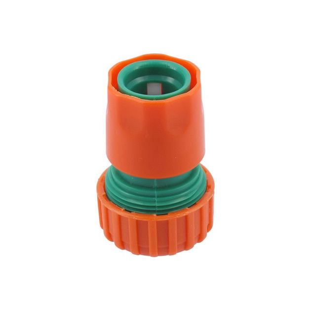 Муфта быстросъемная FLO с водо-стопом для шланга 3/4" (БЛІСТЕР), фото , изображение 2 | SNABZHENIE.com.ua