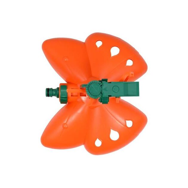 Импульсный зрошувач 6-режимний FLO для шланга 1/2, 24 м, ABS, фото , изображение 2 | SNABZHENIE.com.ua