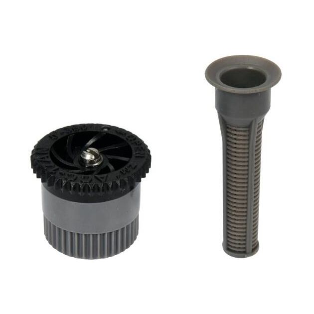 Форсунка і фільтр до зрошувача висувного FLO, з регулюванням кута зрошув.- 0-360°, радіус дії- 5,2 м, фото , зображення 4 | SNABZHENIE.com.ua