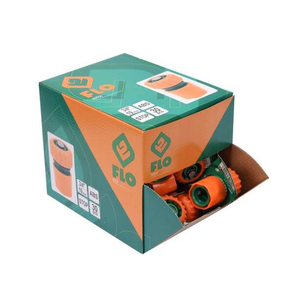 Муфта швидкоз'ємна FLO з водо-стопом для водяного шланга 3/4" [30/240], фото , зображення 4 | SNABZHENIE.com.ua