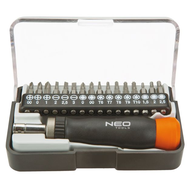 Прецизионные насадки с держателем, 17 шт. NEO (04-228), фото , изображение 2 | SNABZHENIE.com.ua