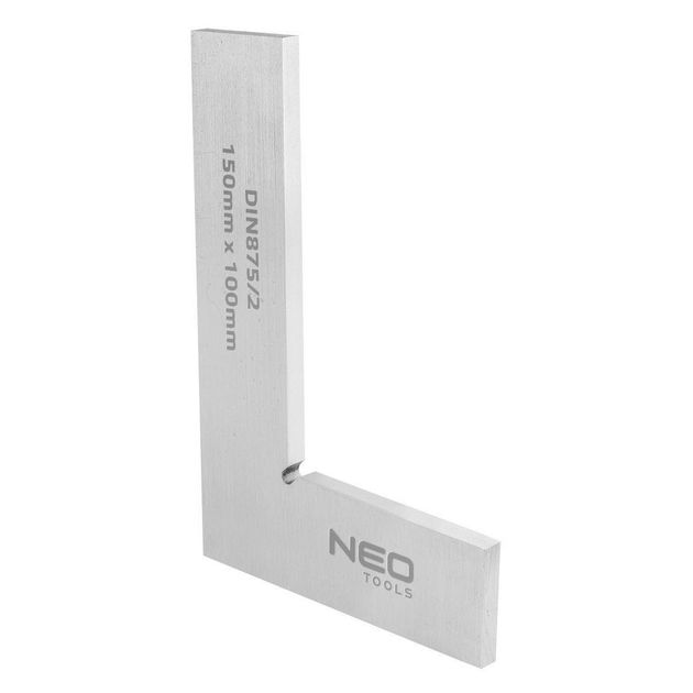 Точный квадрат DIN 875/2, 150x100 мм, NEO 72-022, фото  | SNABZHENIE.com.ua