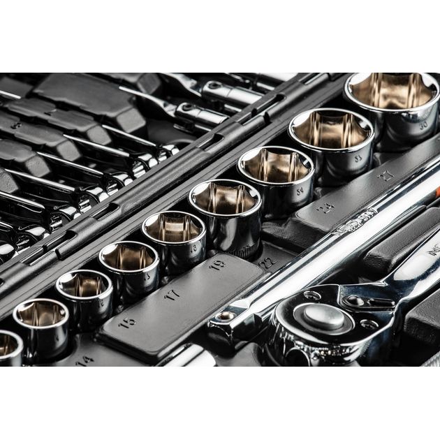 Головки змінні 77 шт., 1, 4, 1/2" CrV NEO, фото , зображення 5 | SNABZHENIE.com.ua Головки змінні 77 шт., 1, 4, 1/2" CrV NEO, фото , зображення 5 | SNABZHENIE.com.ua