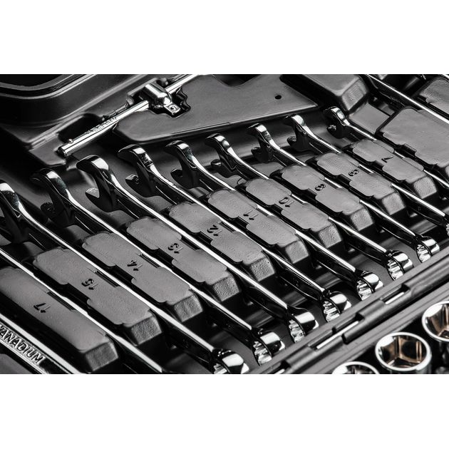 Головки змінні 77 шт., 1, 4, 1/2" CrV NEO, фото , зображення 4 | SNABZHENIE.com.ua Головки змінні 77 шт., 1, 4, 1/2" CrV NEO, фото , зображення 4 | SNABZHENIE.com.ua