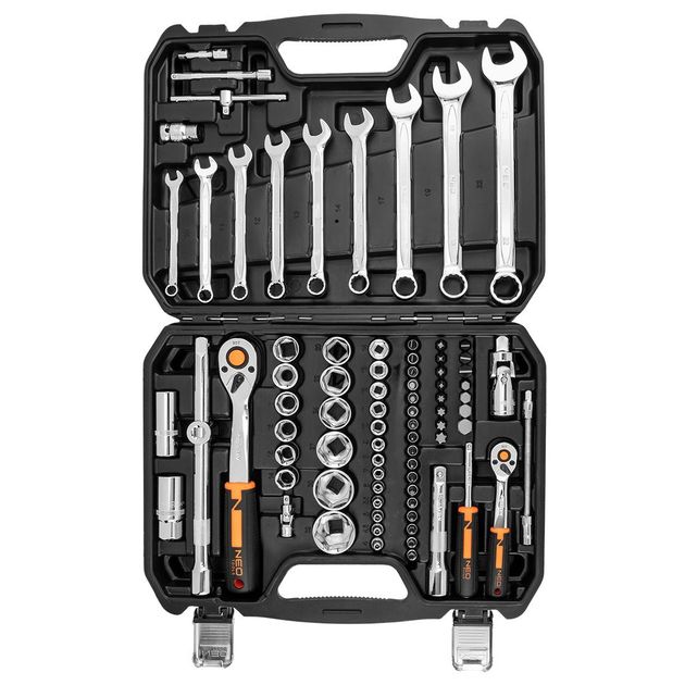 Головки змінні 82 шт., 1/2", 1/4", ECO NEO, фото , зображення 8 | SNABZHENIE.com.ua