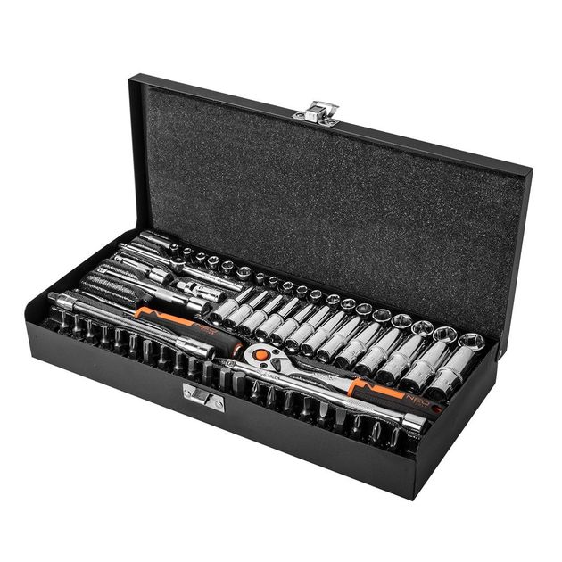 Головки змінні 1/2", 3/8" 28 шт. Головки змінні 1/4" 63 шт. NEO, фото , зображення 6 | SNABZHENIE.com.ua Головки змінні 1/2", 3/8" 28 шт. Головки змінні 1/4" 63 шт. NEO, фото , зображення 6 | SNABZHENIE.com.ua
