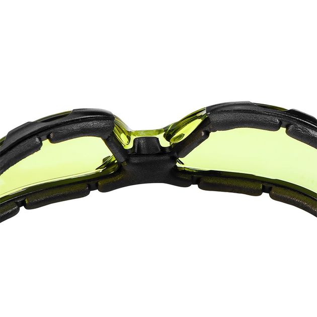 Защитные очки с пенопластовой вставкой, жёлтые линзы, класс FT 97-521, фото , изображение 7 | SNABZHENIE.com.ua