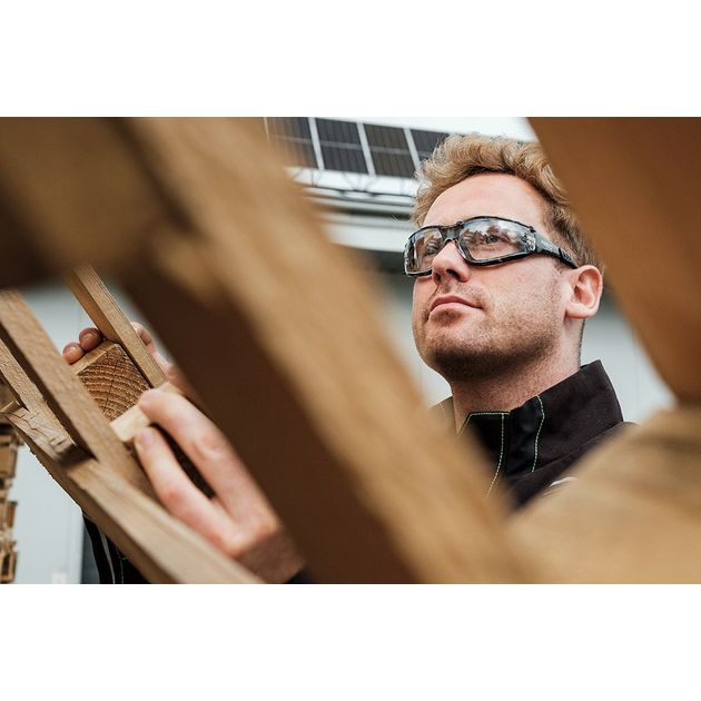 Защитные очки с пенопластовой вставкой, белые линзы, класс FT 97-520, фото , изображение 2 | SNABZHENIE.com.ua