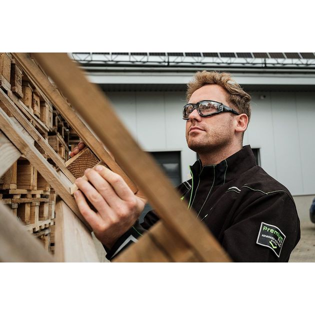 Защитные очки с пенопластовой вставкой, белые линзы, класс FT 97-520, фото , изображение 3 | SNABZHENIE.com.ua