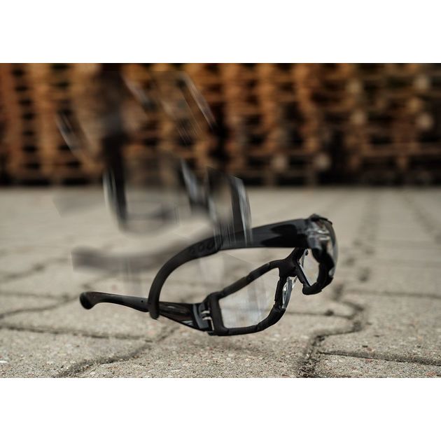 Защитные очки с пенопластовой вставкой, белые линзы, класс FT 97-520, фото , изображение 5 | SNABZHENIE.com.ua