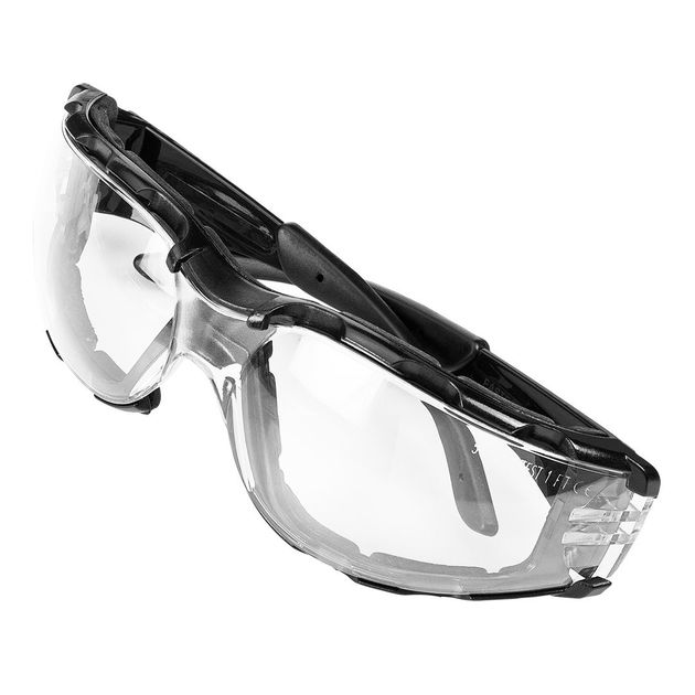 Защитные очки с пенопластовой вставкой, белые линзы, класс FT 97-520, фото , изображение 9 | SNABZHENIE.com.ua