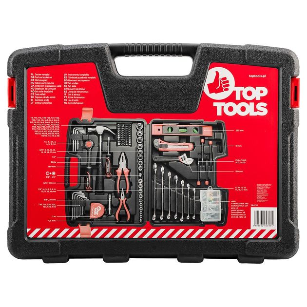 Набір інструменту 1/4 ", 3/8", 194 шт. Top Tools, фото , зображення 9 | SNABZHENIE.com.ua Набір інструменту 1/4 ", 3/8", 194 шт. Top Tools, фото , зображення 9 | SNABZHENIE.com.ua