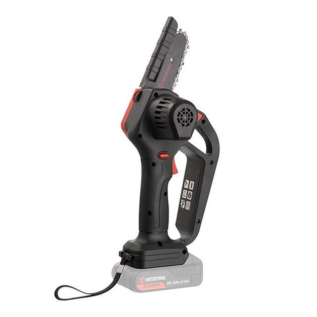 Міні-пила ланцюгова акумуляторна 20 В, шина 10 см, 4 м/с, без ЗУ і АКБ, STORM INTERTOOL WT-9110, фото , зображення 10 | SNABZHENIE.com.ua Міні-пила ланцюгова акумуляторна 20 В, шина 10 см, 4 м/с, без ЗУ і АКБ, STORM INTERTOOL WT-9110, фото , зображення 10 | SNABZHENIE.com.ua