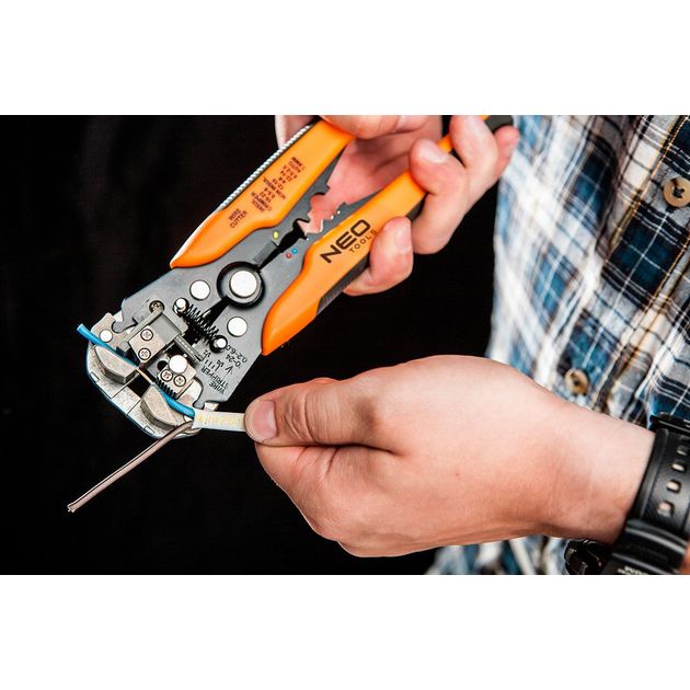 Автоматический съемник изоляции NEO 205 мм торцевой (01-500), фото , изображение 2 | SNABZHENIE.com.ua