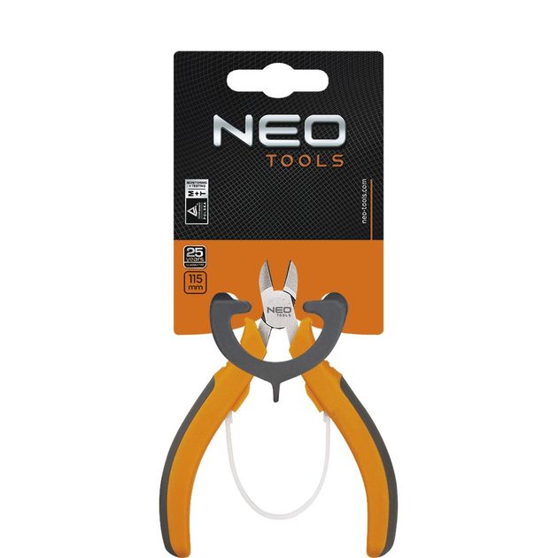 Прецизионные боковые кусачки NEO 110 мм (01-106), фото , изображение 3 | SNABZHENIE.com.ua Прецизионные боковые кусачки NEO 110 мм (01-106), фото , изображение 3 | SNABZHENIE.com.ua