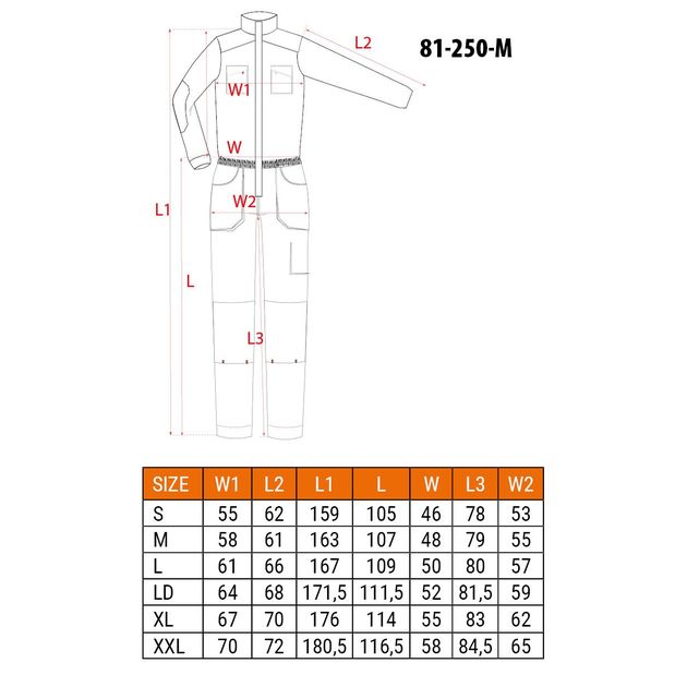 Рабочий комбинезон NEO M/50 (81-250-M), фото , изображение 9 | SNABZHENIE.com.ua