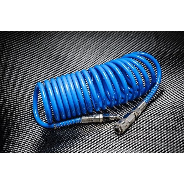 Шланг пневматический спиральный 6,5x10 мм, 10 м NEO (12-071), фото , изображение 3 | SNABZHENIE.com.ua