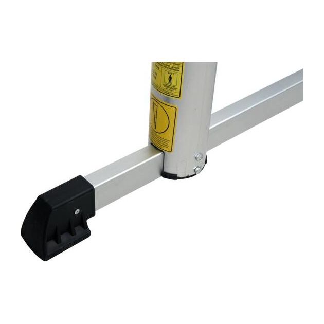 Драбина розтяжна телескопічна VOREL, 13 сходин, h=3.8 м, макс. вага 150 кг, з алюмінію, фото , зображення 9 | SNABZHENIE.com.ua