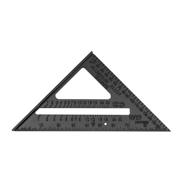 Кутник алюмінієвий VOREL зі стопкою, 180х180х250 мм з метричною шкалою, фото , зображення 5 | SNABZHENIE.com.ua