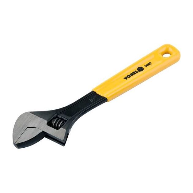 Ключ розвідний VOREL 250 мм з прогумованим руків'ям, фото , зображення 3 | SNABZHENIE.com.ua Ключ розвідний VOREL 250 мм з прогумованим руків'ям, фото , зображення 3 | SNABZHENIE.com.ua