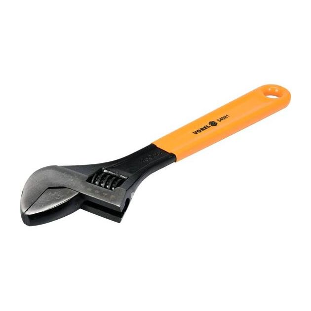 Ключ розвідний VOREL 450 мм з прогумованим руків'ям, фото , зображення 3 | SNABZHENIE.com.ua Ключ розвідний VOREL 450 мм з прогумованим руків'ям, фото , зображення 3 | SNABZHENIE.com.ua