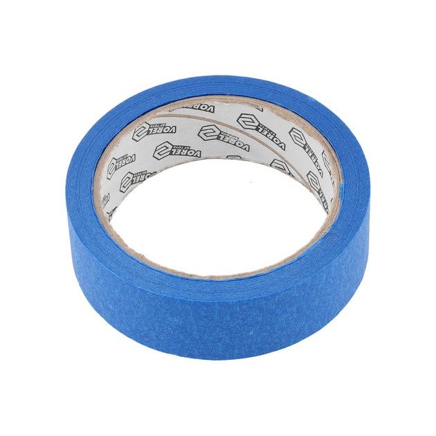 Стрічка самоклеюча паперова синя VOREL : 30 мм x 25 м [40], фото , зображення 4 | SNABZHENIE.com.ua