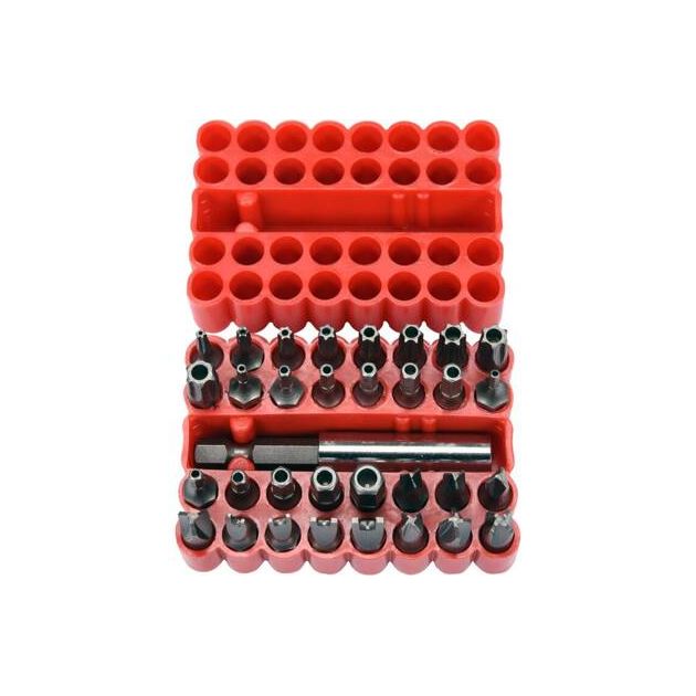 Набор бит VOREL Cr-V 1/4", 33 шт. (квадратные), фото , изображение 11 | SNABZHENIE.com.ua Набор бит VOREL Cr-V 1/4", 33 шт. (квадратные), фото , изображение 11 | SNABZHENIE.com.ua