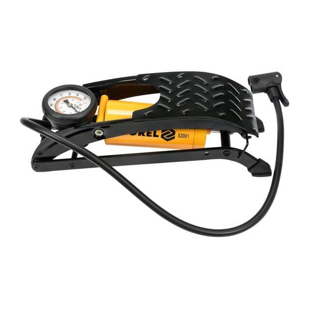 Насос ножний VOREL з манометром до P=7 Bar [12/216], фото , зображення 4 | SNABZHENIE.com.ua