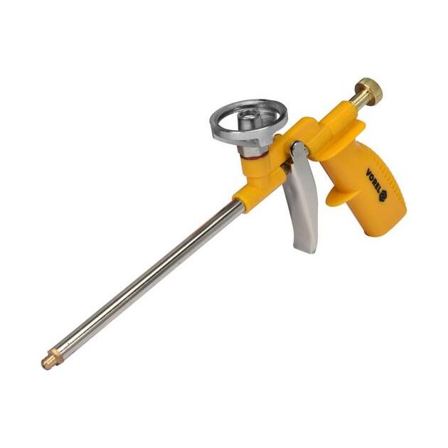 Пістолет для нанесення монтажної піни VOREL з аплікатором, L= 300 мм [20/360], фото , изображение 5 | SNABZHENIE.com.ua