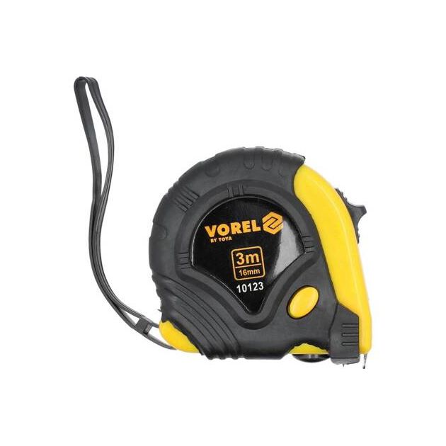 Рулетка VOREL 3 м x 16 мм, 3 фиксатора, фото , изображение 5 | SNABZHENIE.com.ua Рулетка VOREL 3 м x 16 мм, 3 фиксатора, фото , изображение 5 | SNABZHENIE.com.ua