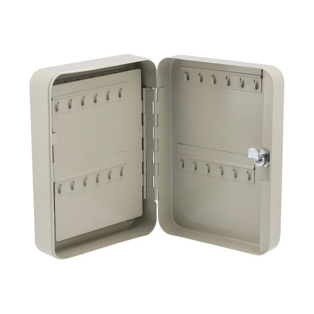 Металлический ящик для ключей VOREL, 48 крючков, 250x180x80 мм, фото , изображение 3 | SNABZHENIE.com.ua