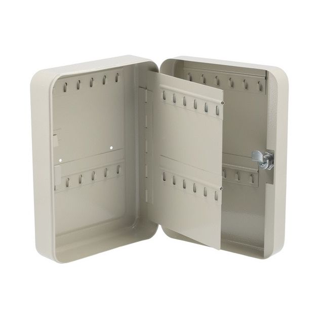 Металлический ящик для ключей VOREL, 48 крючков, 250x180x80 мм, фото , изображение 5 | SNABZHENIE.com.ua