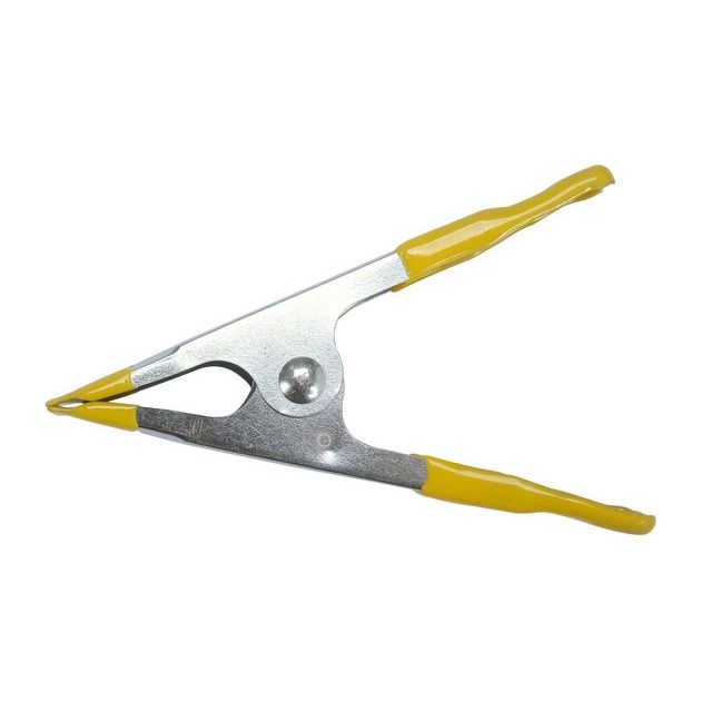 Струбцини прищіпка VOREL l= 100 мм, розвід губ- 35 мм зі сталі, 4 шт., фото , зображення 5 | SNABZHENIE.com.ua