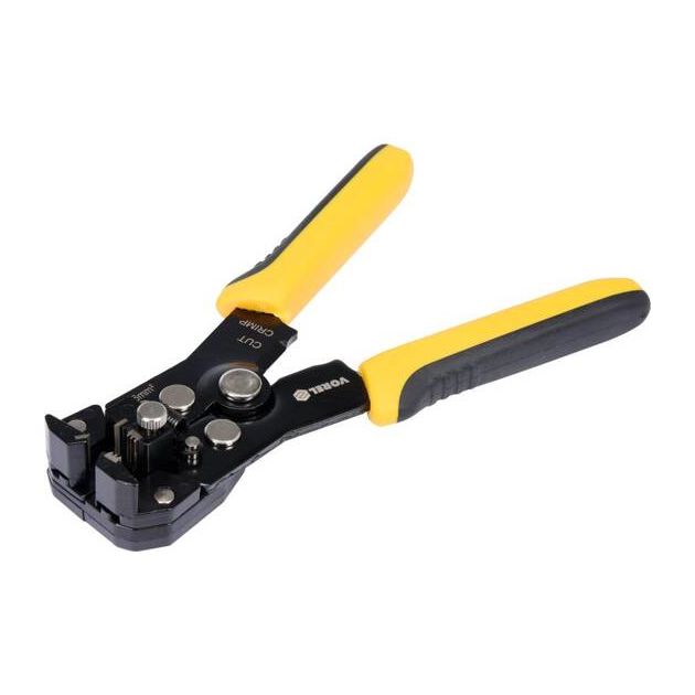 Знімач ізоляції автоматичний VOREL : l= 160 мм, для кабелів 0.2-6 мм² [10/40], фото , зображення 4 | SNABZHENIE.com.ua