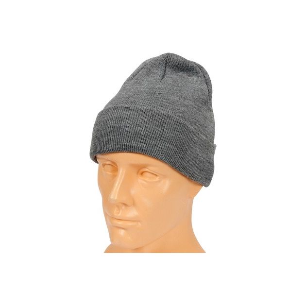 Шапка зимова сіра VOREL з 100% акрилу, розмір універсальний, фото , зображення 3 | SNABZHENIE.com.ua