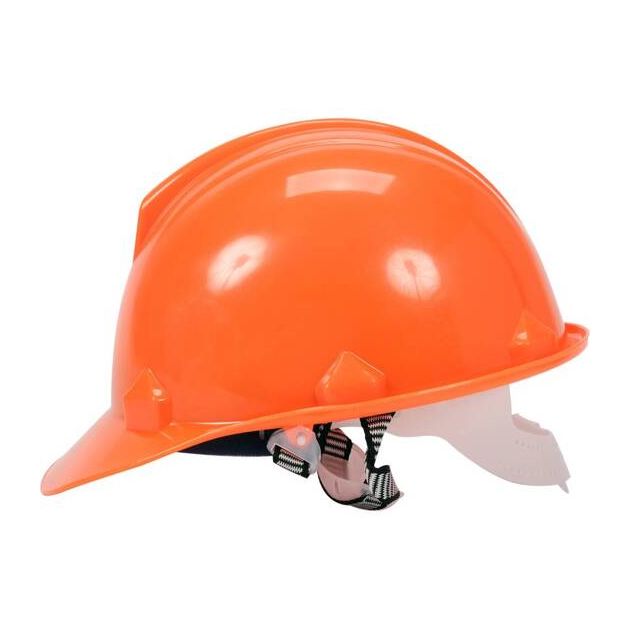 Каска VOREL оранжевая для защиты головы из HDPE, фото , изображение 4 | SNABZHENIE.com.ua