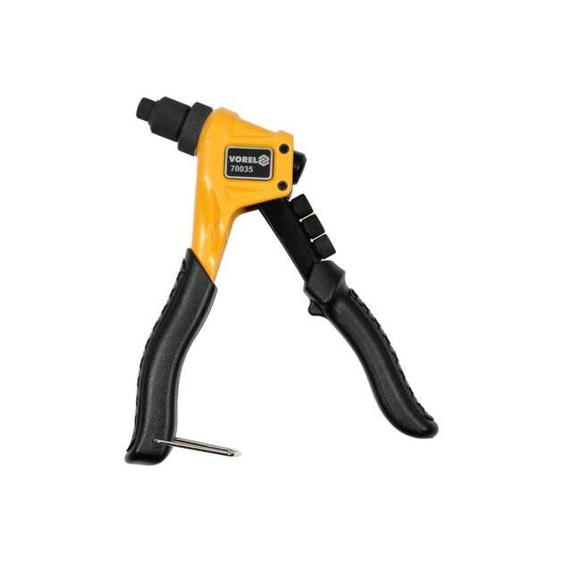 Заклепочник ручний VOREL з металевим корпусом, l=200 мм, для нітів Ø=2.4/3.2/4.0/4.8 мм [30], фото , зображення 4 | SNABZHENIE.com.ua