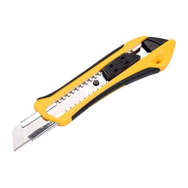 Ніж VOREL з висувним лезом з відломними сегментами : М= 18 мм [12/144], фото , зображення 4 | SNABZHENIE.com.ua