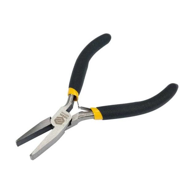 Щипці - плоскогубці міні VOREL : гнуті, L= 120 мм, з ізольованими ручками [12/120], фото , зображення 4 | SNABZHENIE.com.ua