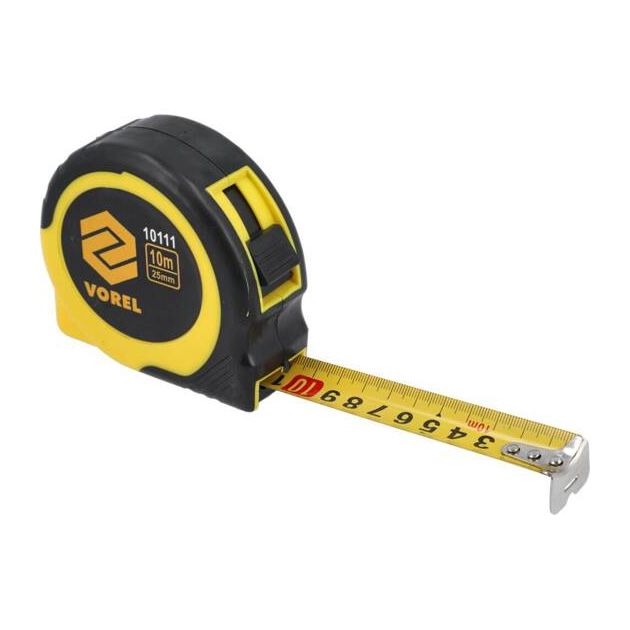 Рулетка VOREL 10 м x 25 мм [6/60], фото , изображение 7 | SNABZHENIE.com.ua