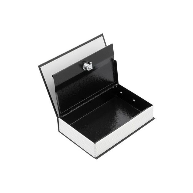 Скринька для денег с замком (2 ключа) черная, 240х155х55 мм, фото , изображение 8 | SNABZHENIE.com.ua