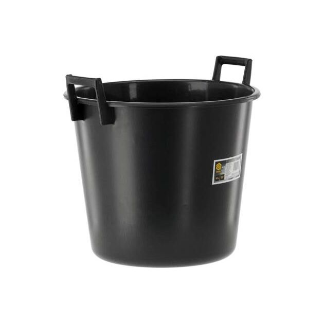 Відро будівельно-присадибне з 2 ручками VOREL, 40 л, пластикове, фото , изображение 5 | SNABZHENIE.com.ua