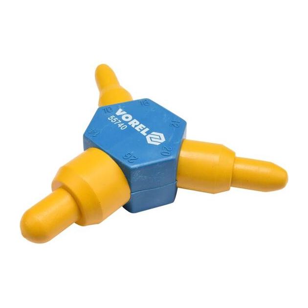 Калибратор для труб PEX-AL-PEX VOREL Ø 10x16/12x20/14x26 мм [300], фото , изображение 4 | SNABZHENIE.com.ua