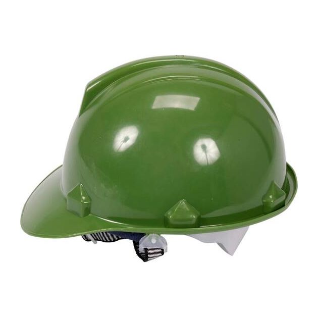 Каска VOREL защитная зелёная из HDPE для головы, фото , изображение 4 | SNABZHENIE.com.ua